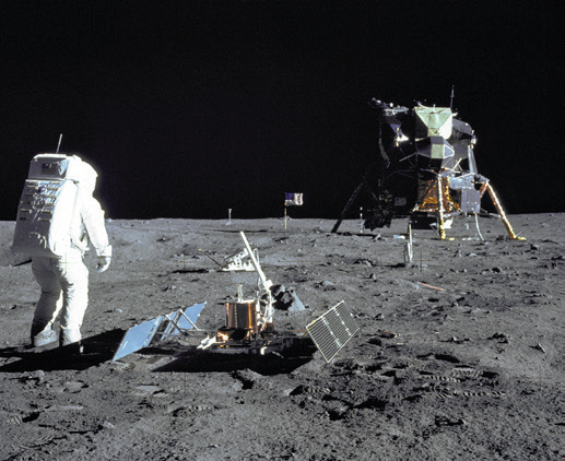 Nasa photo from the moon landing